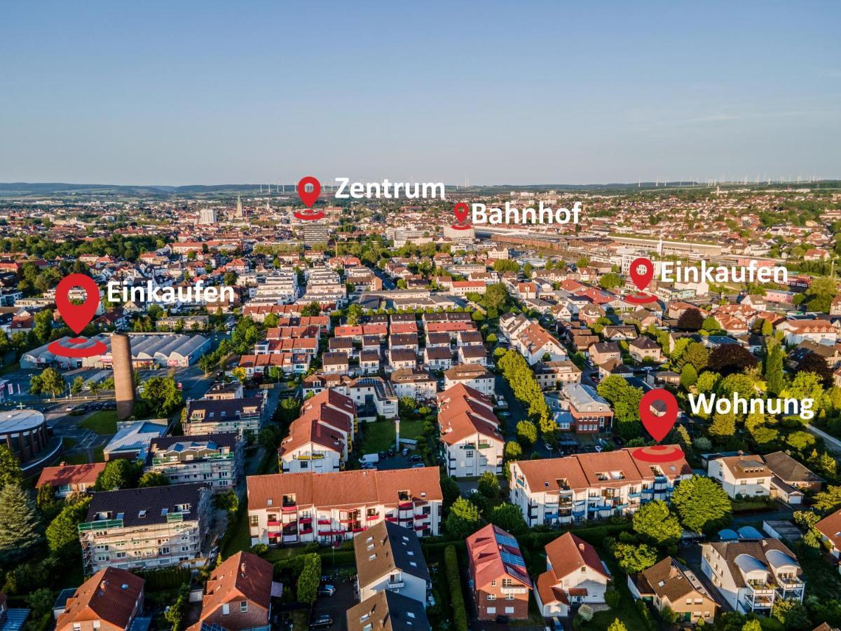 Zentrale Ruhige Wohnung Mit Parkplatz Paderborn Buitenkant foto